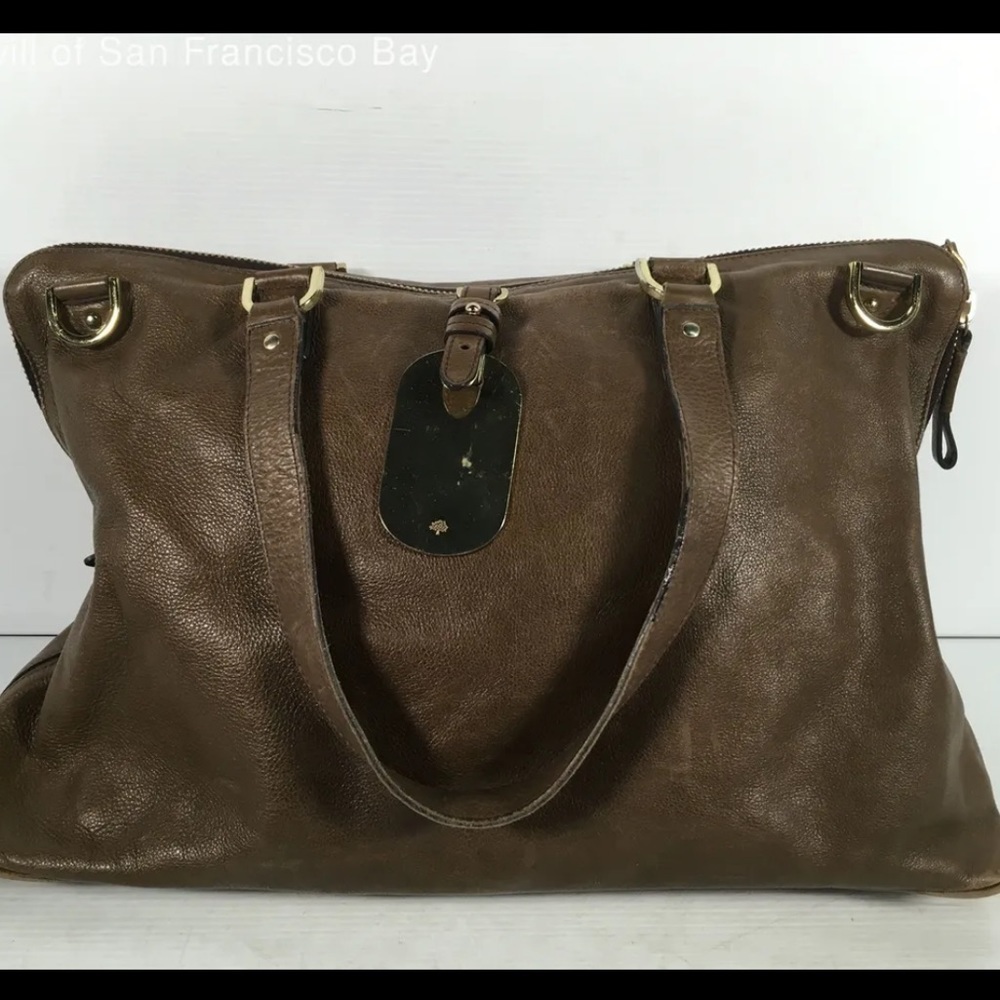 Mulberry Brown Leather Tote